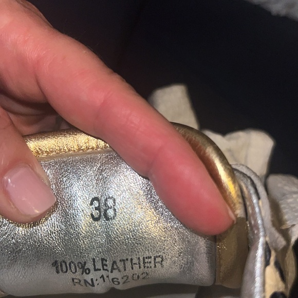 Zadig and Volatair metallic leather - Picture 9 of 9